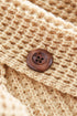 Buttoned Wrap Turtleneck Sweater